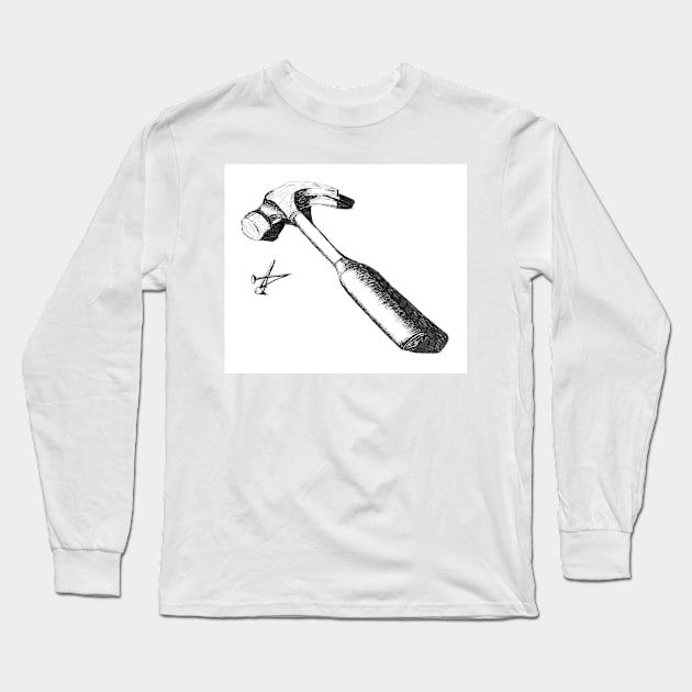 Hammer Long Sleeve T-Shirt by jitkaegressy